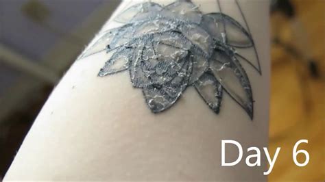 Tattoo Healing Process and Stages: Day